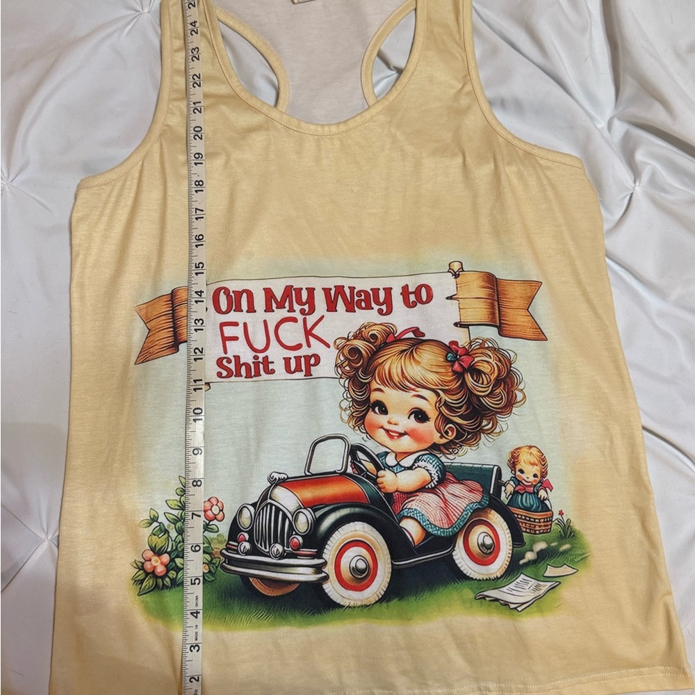Women’s Yellow Tank Top